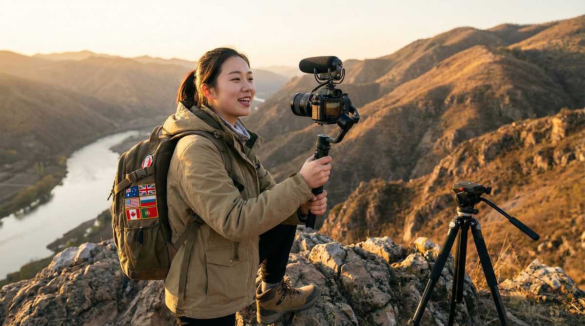 黄色仓库旅行视频